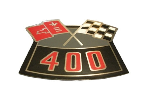 Air Cleaner Decal, 400 Cross Flags
