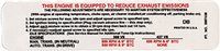 1969 Tune Up Label, "DB"