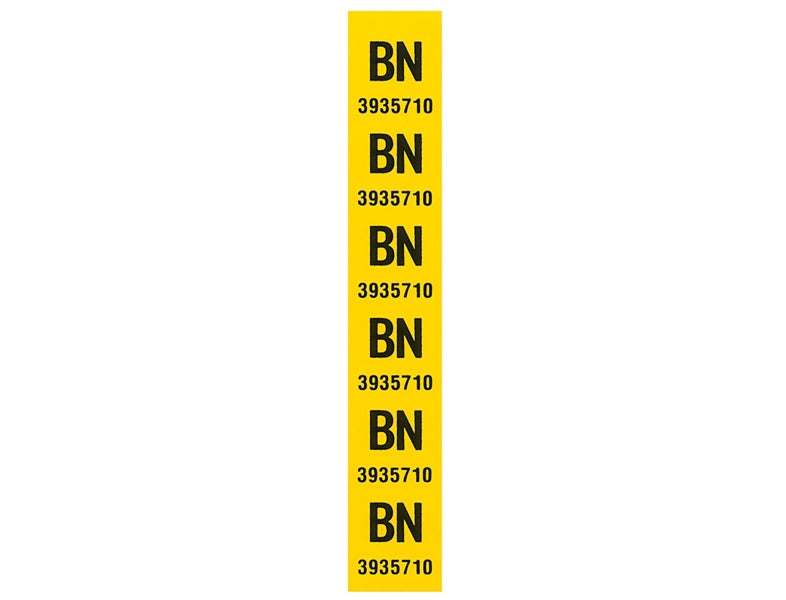1969 Chevelle Rear Coil Spring Identification Decals, BN Code 3935710