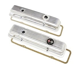 1969 - 1972 Nova LT-1 Valve Cover Decal, Crossed Flags, Angle 2