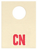 1970 Chevelle and Nova Power Brake Booster Check Valve Vacuum Hose Identification Tag, CN Code
