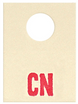 1970 Chevelle and Nova Power Brake Booster Check Valve Vacuum Hose Identification Tag, CN Code