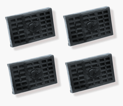 1968 - 1979 Nova Leaf Spring Insulator Pads Set, Multi Leaf, Rear, 4 Pieces