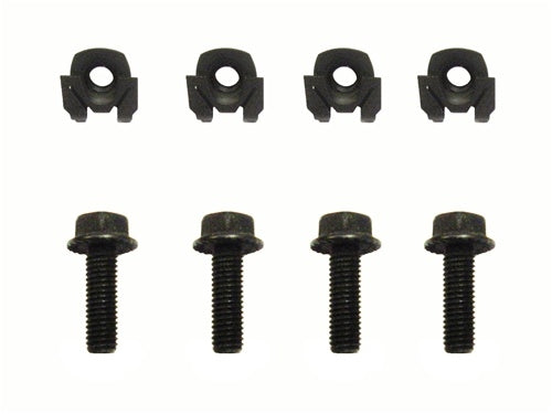 Front Lower Shock Mounting Bolts and Clips Set