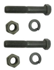 1968 - 1974 Nova Lower Rear Shock Mounting Hardware Bolts and Nuts for Mono Leaf Plates