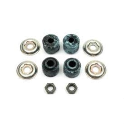 Front Upper Shock Mounting Hardware Set: Bushings, Washers, and Nuts