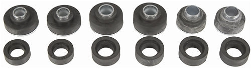 1968 - 1972 Nova Body to Frame Bushings, Includes Radiator Support Mounting Cushions, Set