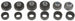 1968 - 1972 Nova Body to Frame Bushings, Includes Radiator Support Mounting Cushions, Set