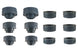 1968 - 1972 Nova GM Licensed OE Style Subframe Body Mount & Rad Support Bushings Set with Part Numbers, Angle 4