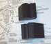 1964 - 1972 Chevelle Rear Axle Bumpers, Lower, Pair, Angle 2