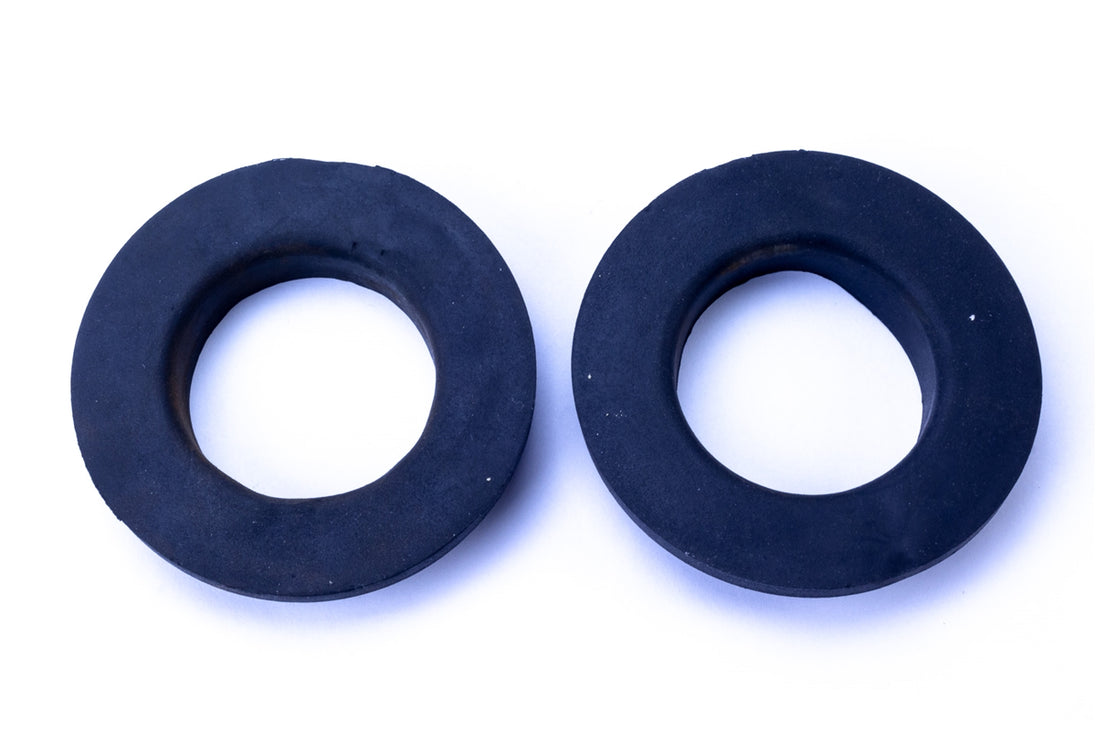 1967 - 1972 Chevelle Lower Rear Coil Spring Rubber Insulator Pads, Pair, Angle 2