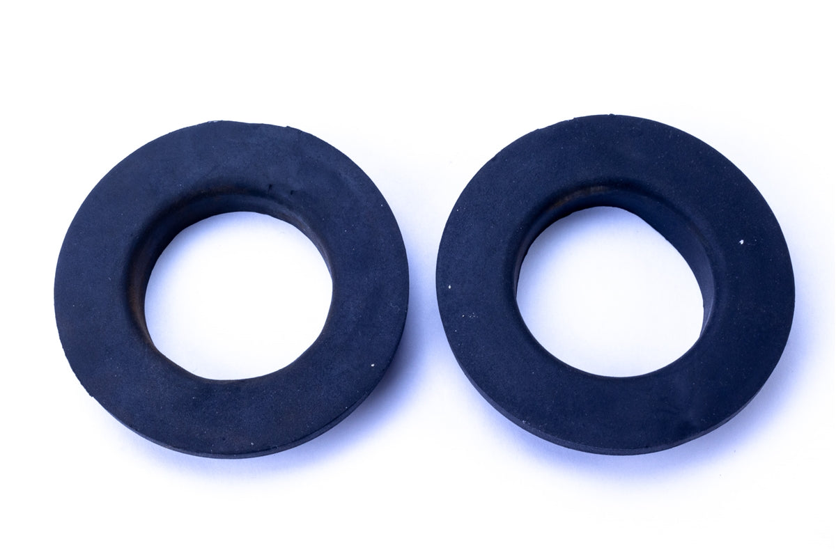 1967 - 1972 Chevelle Lower Rear Coil Spring Rubber Insulator Pads, Pair, Angle 2