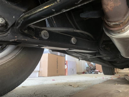 1964 - 1972 Chevelle Boxed Lower Rear Axle Control Arms, Pair, Angle 2