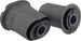 1966 - 1972 Chevelle Front Lower Control Arm Bushings, (1) Round for Front and (1) Oval for Rear, 2nd Design, Angle 2