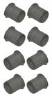 1966 - 1972 Chevelle Rear Axle Control Trailing Arm Bushing Set for Upper and Lower, 8 Piece Set