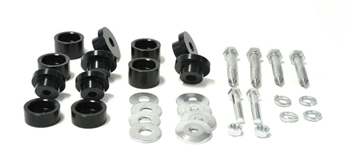 1968 - 1974 Nova Billet Aluminum Interlock Body Mount Bushings, 1/2 Inch Drop