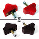 1964 - 1972 Chevelle Polyurethane Lower Control A-Arm Bumper Set, Choose Red or Black, Pair