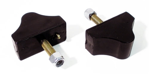 1964 - 1972 Chevelle Polyurethane Lower Control A-Arm Bumper Set, Choose Red or Black, Pair, Angle 2