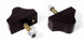 1964 - 1972 Chevelle Polyurethane Lower Control A-Arm Bumper Set, Choose Red or Black, Pair, Angle 2