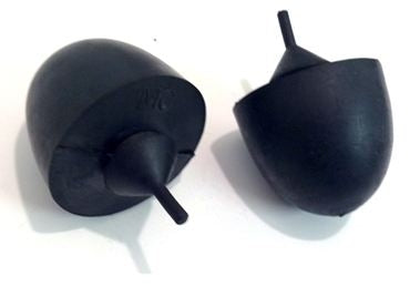 1964 - 1972 Chevelle and Nova Upper Control A-Arm Rubber Bumper Stoppers, Pair