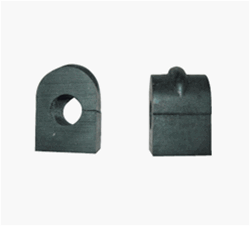 Front Sway Bar Rubber Bushings with Center Dome Bump, Pair