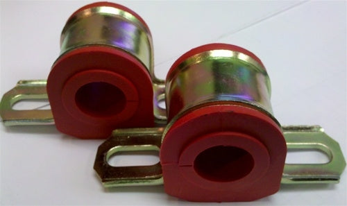 1968 - 1974 Nova Front Sway Bar Bushings, With Mounting Brackets, 13/16" Poly Pr
