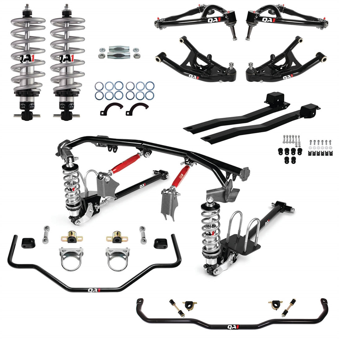Photo of 1968 - 1972 Nova X-body QA1 Level 2 Suspension Handling Kit with 4-Link Kit and Double Adjustable Coil-Over Shocks