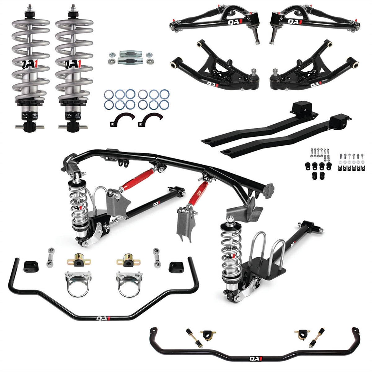 Photo of 1968 - 1972 Nova X-body QA1 Level 2 Suspension Handling Kit with 4-Link Kit and Double Adjustable Coil-Over Shocks