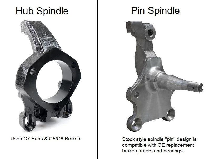 Picture of a 1968 - 1974 Nova Ride Tech Front Subframe Kit, With Pin Spindles, Angle 5