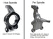 Picture of a 1968 - 1974 Nova Ride Tech Front Subframe Kit, With Hub Spindles, Angle 5