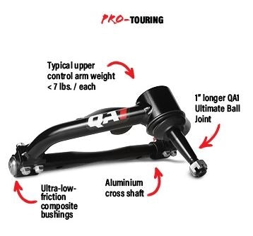 1968 - 1974 Nova QQA1 PRO-TOURING Upper Arms, 2.0, Angle 3