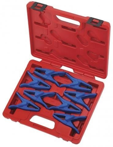 Adjustable 8 Piece Fluid Line Stopper Clamp Tool Kit