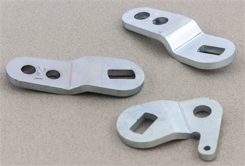 1968 Chevelle or Nova 4-Speed Muncie Transmission Shifter Linkage Lever Set, 3 Piece, Original Style, Angle 2