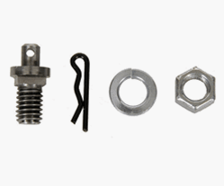 1968 - 1972 Automatic Shifter Cable Mounting Stud, Pin Clip, Washer, and Nut Set