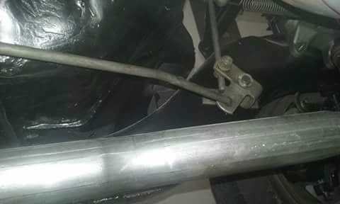 1969 - 1972 Nova 4-Speed Reverse Lock Out Linkage Kit, Small Block, Angle 2