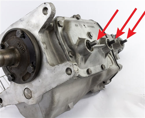 1967 - 1968 Muncie 4 Speed Transmission, Rebuilt Original GM, Angle 3