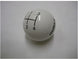 Shifter Knob Ball, White 4 Speed, 3/8 Inch Coarse Thread, Hurst Logo On The Sides, Angle 2