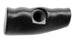 HURST T-Handle Shifter Knob with Vintage Logo, Black Anodized Aluminum, Angle 4