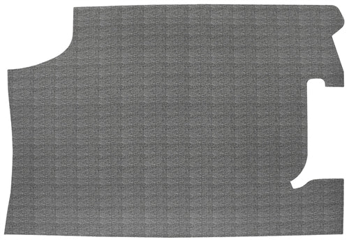 1966 Chevelle Trunk Mat, Original Style Vinyl / Rubber with Crowsfeet / Crosshatch Pattern