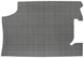 1966 Chevelle Trunk Mat, Original Style Vinyl / Rubber with Crowsfeet / Crosshatch Pattern