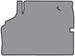 1970 Chevelle Trunk Mat, Original Style Vinyl / Rubber with Gray Herringbone, Angle 3