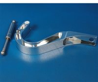 1968 - 1972 Chevelle Custom Billet Aluminum Trunk Lid Hinge Set, Polished Finish, Angle 2