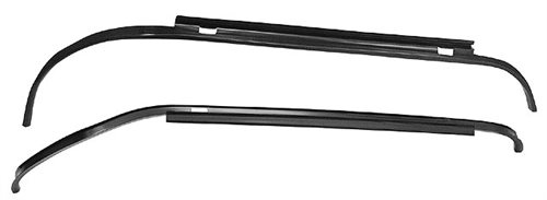 1968 - 1972 Chevelle Trunk Gutter Set, Gutter Lip Edge Channels, Pair