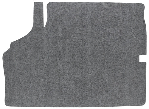 1971 - 1972 Chevelle Trunk Mat, Original Style Vinyl / Rubber with Gray Herringbone Pattern
