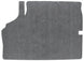 1971 - 1972 Chevelle Trunk Mat, Original Style Vinyl / Rubber with Gray Herringbone Pattern