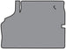 1971 - 1972 Chevelle Trunk Mat, Original Style Vinyl / Rubber with Gray Herringbone Pattern, Angle 3