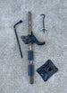 1971 - 1972 Chevelle Trunk Bumper Jack Mast Assembly Kit, Original GM Used