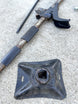 1971 - 1972 Chevelle Trunk Bumper Jack Mast Assembly Kit, Original GM Used, Angle 2