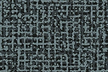 1968 - 1972 Nova Trunk Mat, Original Style Vinyl / Rubber with Aqua Herringbone Pattern, Angle 2