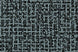 1968 - 1972 Nova Trunk Mat, Original Style Vinyl / Rubber with Aqua Herringbone Pattern, Angle 2